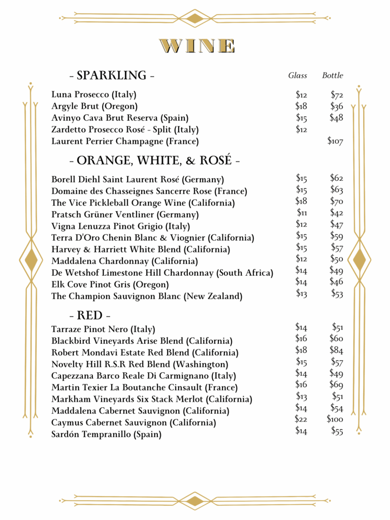 Wine Bar Wake Forest