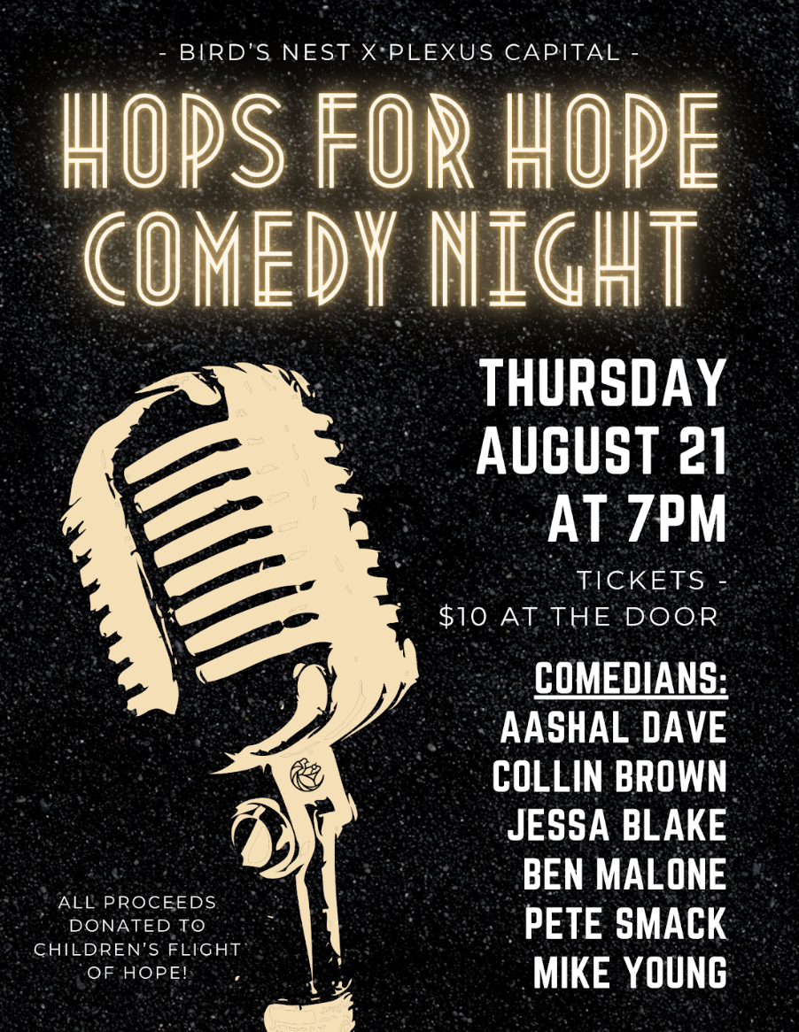 Hops for Hope Comedy Night