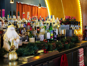 Bird's Nest at Blackbird at Christmas